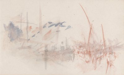 El cuaderno de bocetos del canal de Joseph Mallord William Turner